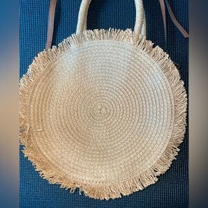 LC Lauren Conrad Woven
Beige Crossbody Bag.